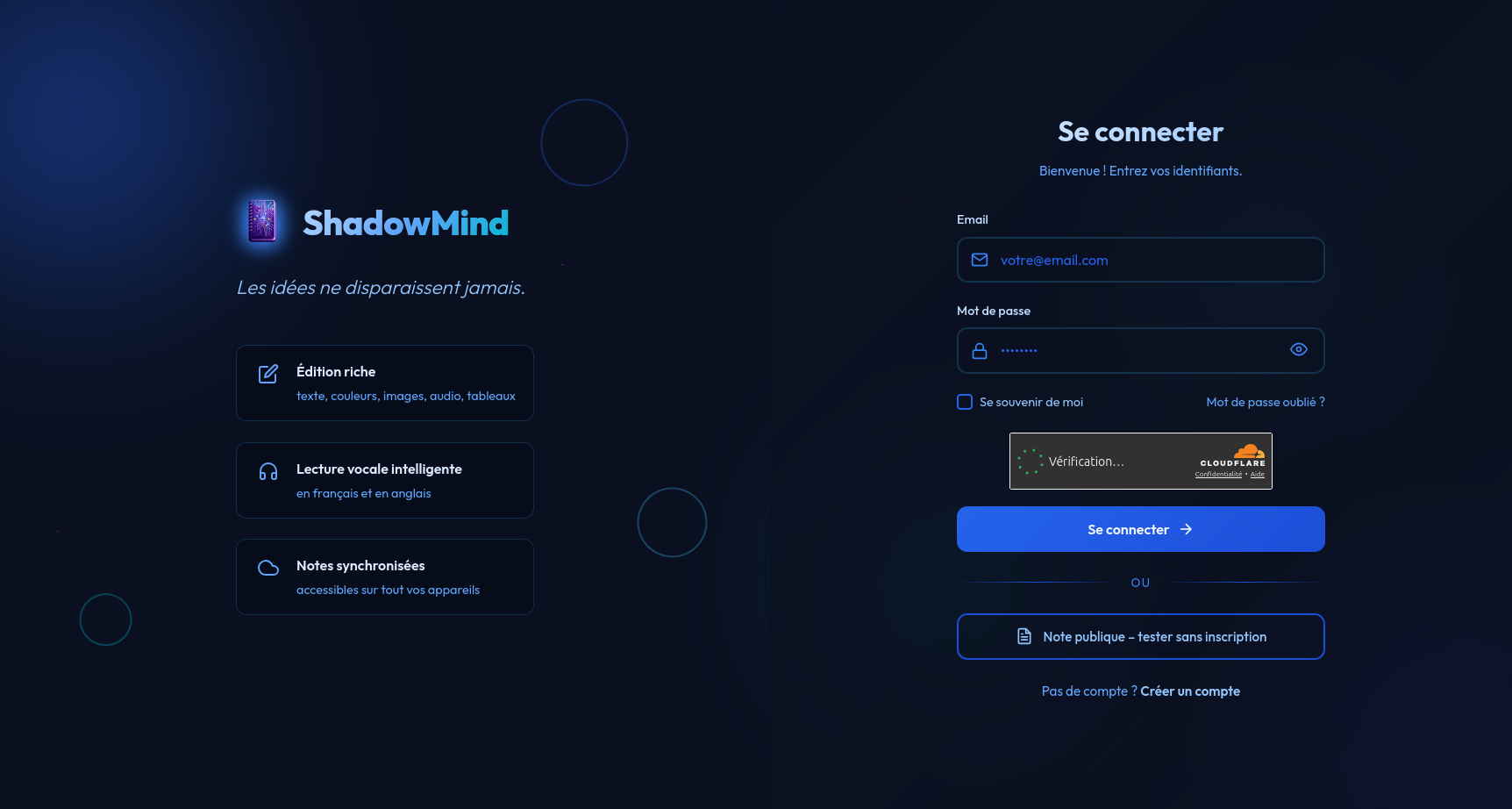 ShadowMind screenshot 1